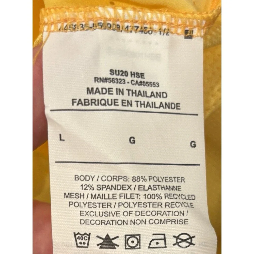 NWT Nike F.C. Cropped Women Soccer Jersey Loose Fit Yellow Mesh Large $65